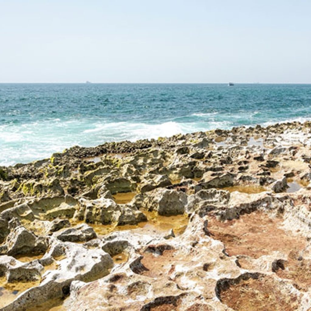 Darak Beach is a sandy desert beach next to Oman sea.